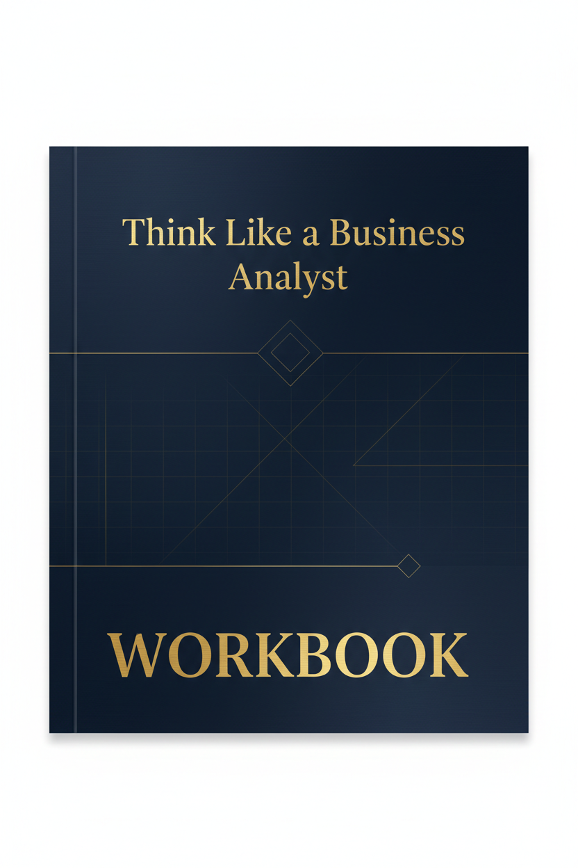 Think Like a Business Analyst Workbook Cover